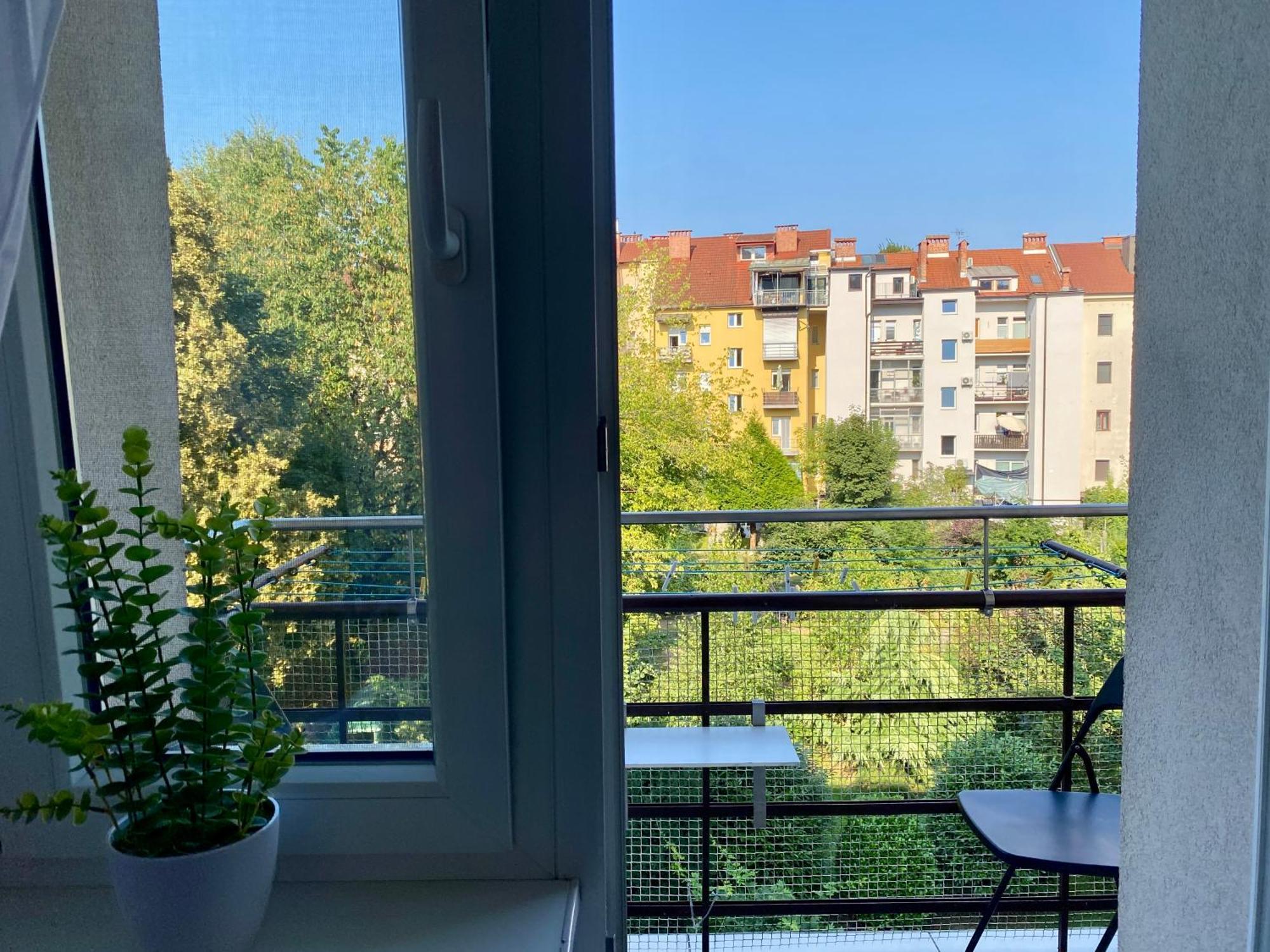 Boennium Apartment Green Oasis Ljubljana Buitenkant foto